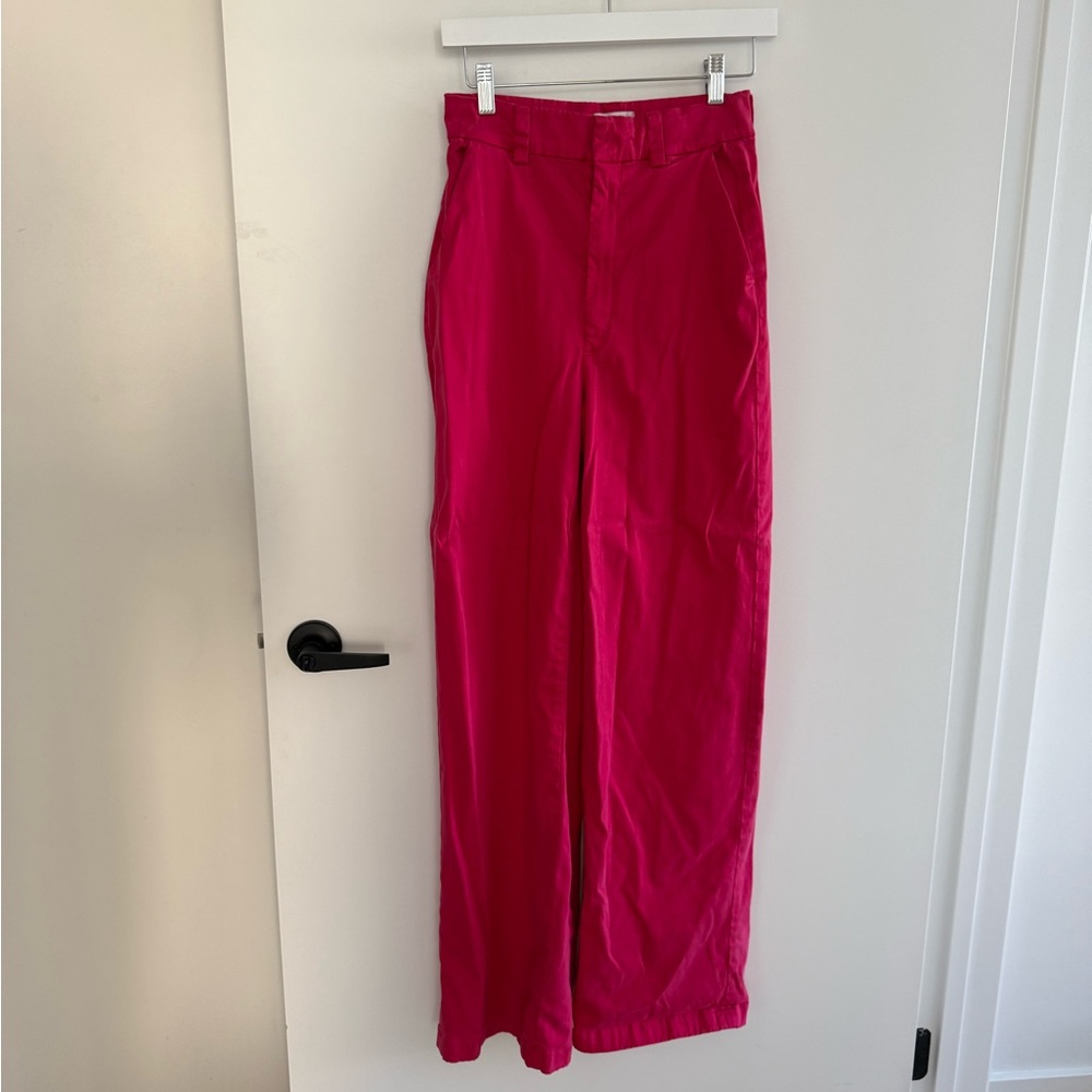 Cotton Citizen London Relaxed Pants in Hot Pink